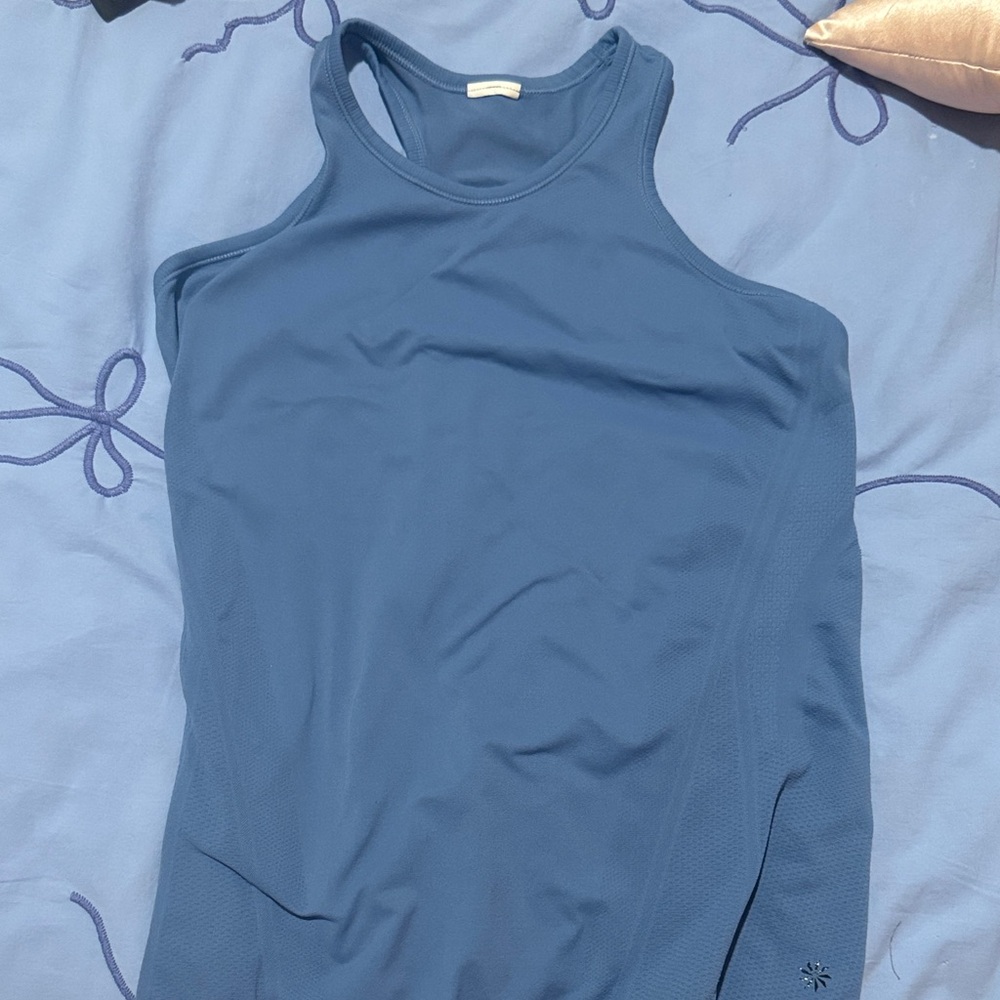 Athleta GIRL Slate Blue Girls' Racerback Tank Top